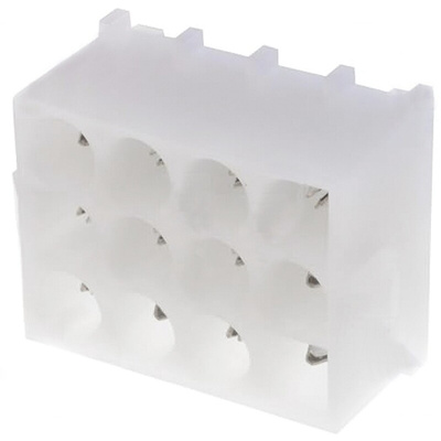 TE Connectivity Universal MATE-N-LOK Series Straight Through Hole PCB Header, 12 Contact(s), 6.35mm Pitch, 3 Row(s),