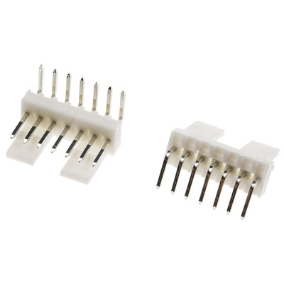 Molex KK 254 Series Right Angle Through Hole Pin Header, 7 Contact(s), 2.54mm Pitch, 1 Row(s), Unshrouded