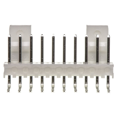 Molex KK 254 Series Right Angle Through Hole Pin Header, 10 Contact(s), 2.54mm Pitch, 1 Row(s), Unshrouded