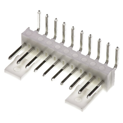 Molex KK 254 Series Right Angle Through Hole Pin Header, 10 Contact(s), 2.54mm Pitch, 1 Row(s), Unshrouded