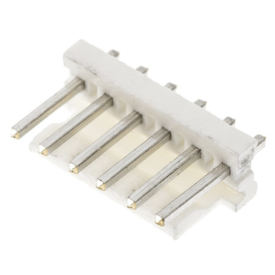 TE Connectivity MTA-156 Series Straight Through Hole Pin Header, 6 Contact(s), 3.96mm Pitch, 1 Row(s), Unshrouded
