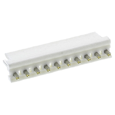 TE Connectivity MTA-156 Series Straight Through Hole Pin Header, 10 Contact(s), 3.96mm Pitch, 1 Row(s), Unshrouded