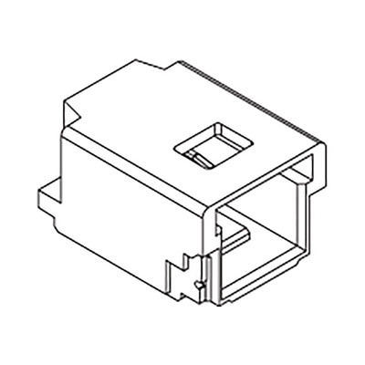 Molex Pico-Clasp Series Right Angle Surface Mount PCB Header, 4 Contact(s), 1.0mm Pitch, 1 Row(s), Shrouded