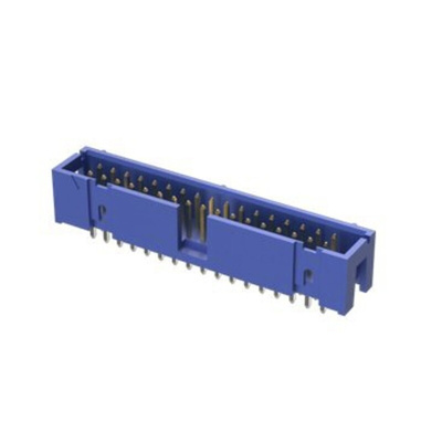 Amphenol Communications Solutions Quickie Series Through Hole PCB Header, 34 Contact(s), 2.54mm Pitch, 2 Row(s),