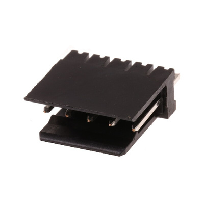 Stelvio Kontek 475 Series Straight Through Hole PCB Header, 5 Contact(s), 2.54mm Pitch, 1 Row(s), Shrouded
