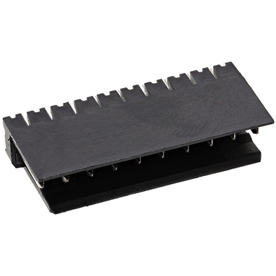 Stelvio Kontek 475 Series Straight Through Hole PCB Header, 10 Contact(s), 2.54mm Pitch, 1 Row(s), Shrouded