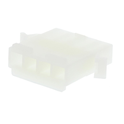 Molex STANDARD .093" Series Straight Housing Plug, 4 Contact(s), 6.7mm Pitch, 1 Row(s)