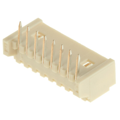 Molex PicoBlade Series Right Angle Through Hole PCB Header, 8 Contact(s), 1.25mm Pitch, 1 Row(s), Shrouded