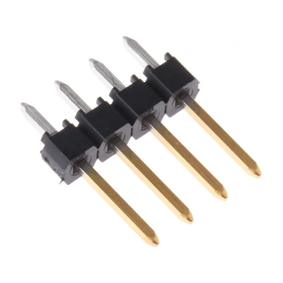 Molex C-Grid III Series Straight Through Hole Pin Header, 4 Contact(s), 2.54mm Pitch, 1 Row(s), Unshrouded