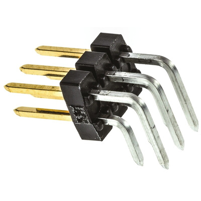 Molex C-Grid III Series Right Angle Through Hole Pin Header, 6 Contact(s), 2.54mm Pitch, 2 Row(s), Unshrouded