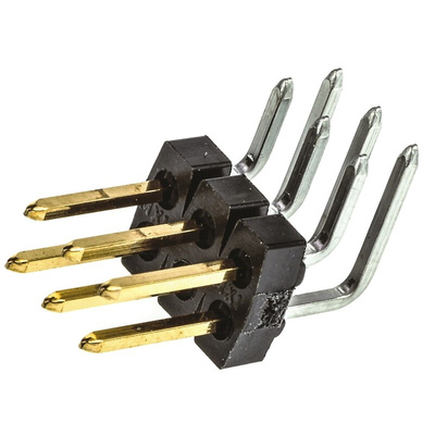 Molex C-Grid III Series Right Angle Through Hole Pin Header, 6 Contact(s), 2.54mm Pitch, 2 Row(s), Unshrouded