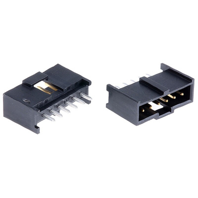 Molex C-Grid III Series Straight Through Hole PCB Header, 6 Contact(s), 2.54mm Pitch, 1 Row(s), Shrouded