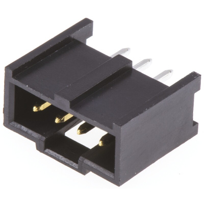 Molex C-Grid III Series Straight Through Hole PCB Header, 4 Contact(s), 2.54mm Pitch, 1 Row(s), Shrouded