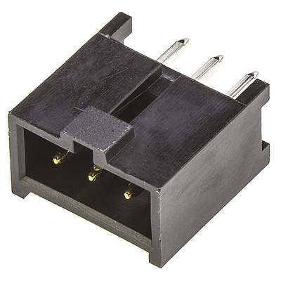 Molex C-Grid III Series Straight Through Hole PCB Header, 3 Contact(s), 2.54mm Pitch, 1 Row(s), Shrouded