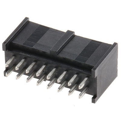 Molex C-Grid III Series Straight Through Hole PCB Header, 16 Contact(s), 2.54mm Pitch, 2 Row(s), Shrouded