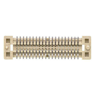 TE Connectivity Free Height Series Straight Surface Mount PCB Header, 40 Contact(s), 0.8mm Pitch, 2 Row(s), Shrouded