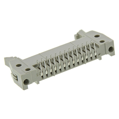 Harting SEK 18 Series Right Angle Through Hole PCB Header, 26 Contact(s), 2.54mm Pitch, 2 Row(s), Shrouded