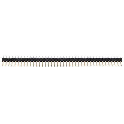 Stelvio Kontek 471 Series Straight Through Hole Pin Header, 40 Contact(s), 2.54mm Pitch, 1 Row(s), Unshrouded