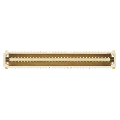 Molex PMC Mezzanine Series Straight Surface Mount PCB Header, 64 Contact(s), 1.0mm Pitch, 2 Row(s), Shrouded