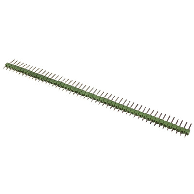 TE Connectivity AMPMODU MOD II Series Straight Through Hole Pin Header, 50 Contact(s), 2.54mm Pitch, 1 Row(s),