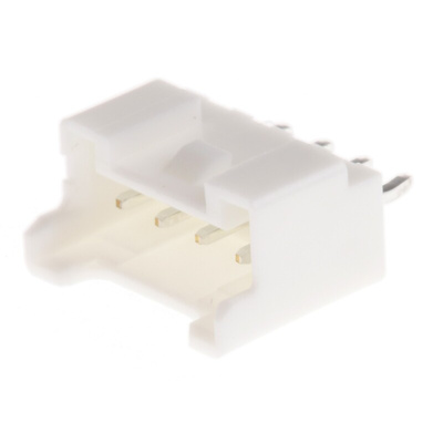 JST PA Series Straight Through Hole PCB Header, 4 Contact(s), 2.0mm Pitch, 1 Row(s), Shrouded