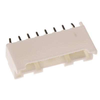 JST PA Series Straight Through Hole PCB Header, 8 Contact(s), 2.0mm Pitch, 1 Row(s), Shrouded