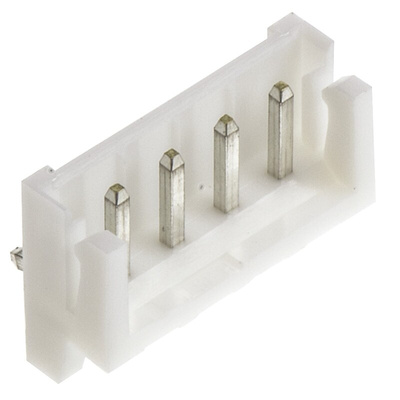 JST EH Series Right Angle Through Hole PCB Header, 4 Contact(s), 2.5mm Pitch, 1 Row(s), Shrouded