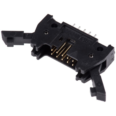 3M 3000 Series Straight Through Hole PCB Header, 10 Contact(s), 2.54mm Pitch, 2 Row(s), Shrouded