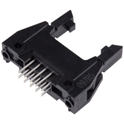3M 3000 Series Straight Through Hole PCB Header, 10 Contact(s), 2.54mm Pitch, 2 Row(s), Shrouded