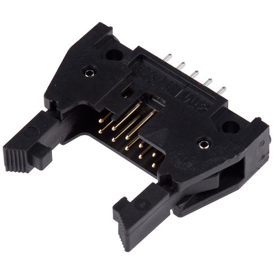 3M 3000 Series Straight Through Hole PCB Header, 10 Contact(s), 2.54mm Pitch, 2 Row(s), Shrouded