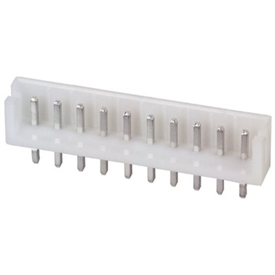JST EH Series Straight Through Hole PCB Header, 10 Contact(s), 2.5mm Pitch, 1 Row(s), Shrouded