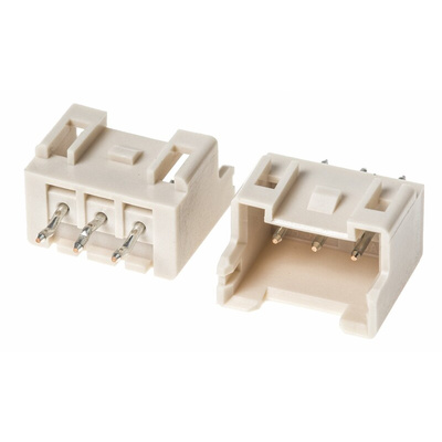 JST XA Series Straight Through Hole PCB Header, 3 Contact(s), 2.5mm Pitch, 1 Row(s), Shrouded