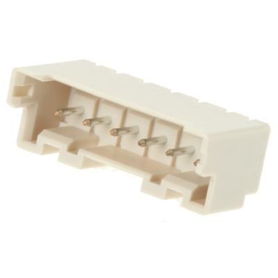 JST XA Series Straight Through Hole PCB Header, 6 Contact(s), 2.5mm Pitch, 1 Row(s), Shrouded