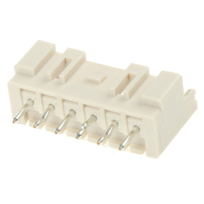 JST XA Series Straight Through Hole PCB Header, 6 Contact(s), 2.5mm Pitch, 1 Row(s), Shrouded