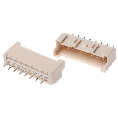 JST XA Series Straight Through Hole PCB Header, 8 Contact(s), 2.5mm Pitch, 1 Row(s), Shrouded