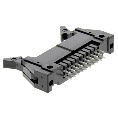 Hirose HIF3B Series Straight Through Hole PCB Header, 20 Contact(s), 2.54mm Pitch, 2 Row(s), Shrouded