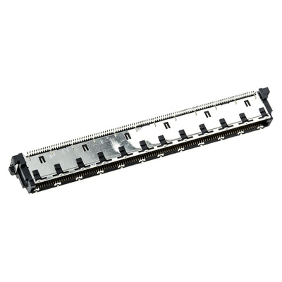 TE Connectivity Free Height Series Straight Surface Mount PCB Header, 220 Contact(s), 0.5mm Pitch, 2 Row(s), Shrouded