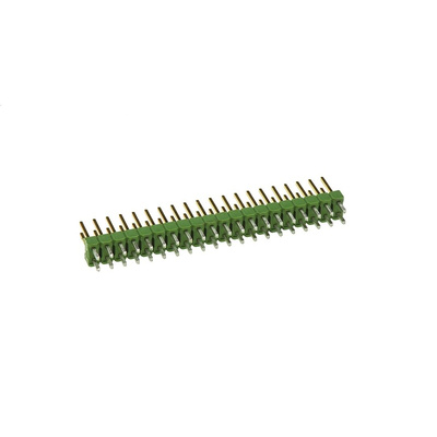 TE Connectivity AMPMODU MOD II Series Straight Through Hole Pin Header, 40 Contact(s), 2.54mm Pitch, 2 Row(s),