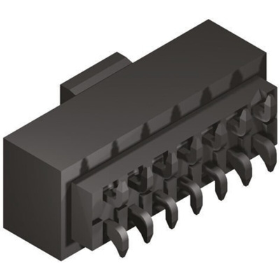 Molex Milli-Grid Series Straight Through Hole PCB Header, 8 Contact(s), 2.0mm Pitch, 2 Row(s), Shrouded