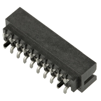 Molex Milli-Grid Series Straight Surface Mount PCB Header, 20 Contact(s), 2.0mm Pitch, 2 Row(s), Shrouded