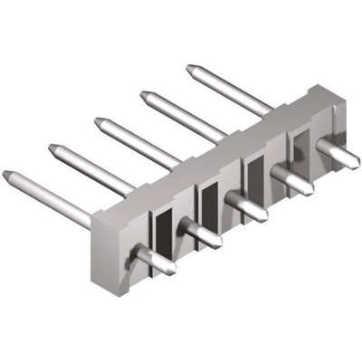 Molex KK 508 Series Straight Through Hole Pin Header, 5 Contact(s), 5.08mm Pitch, 1 Row(s), Unshrouded