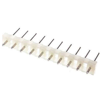 Molex KK 508 Series Straight Through Hole Pin Header, 10 Contact(s), 5.08mm Pitch, 1 Row(s), Unshrouded