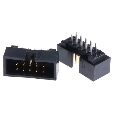 Molex C-Grid Series Straight Through Hole PCB Header, 10 Contact(s), 2.54mm Pitch, 2 Row(s), Shrouded