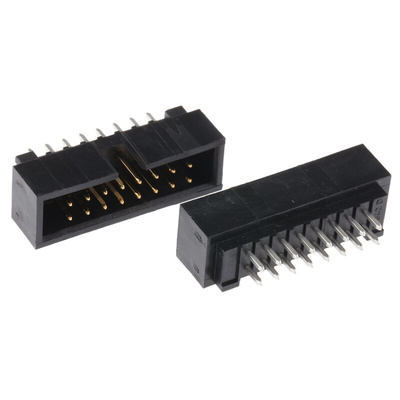 Molex C-Grid Series Straight Through Hole PCB Header, 16 Contact(s), 2.54mm Pitch, 2 Row(s), Shrouded