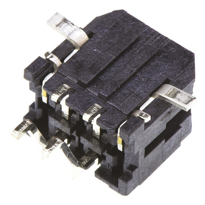 Molex Micro-Fit 3.0 Series Right Angle Surface Mount PCB Header, 4 Contact(s), 3.0mm Pitch, 2 Row(s), Shrouded