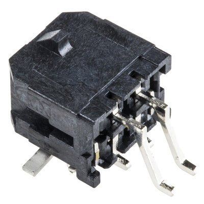 Molex Micro-Fit 3.0 Series Right Angle Surface Mount PCB Header, 4 Contact(s), 3.0mm Pitch, 2 Row(s), Shrouded