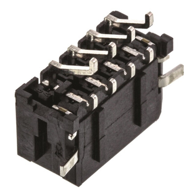 Molex Micro-Fit 3.0 Series Right Angle Surface Mount PCB Header, 8 Contact(s), 3.0mm Pitch, 2 Row(s), Shrouded