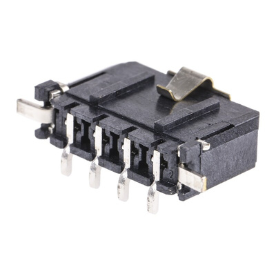 Molex Micro-Fit 3.0 Series Straight Surface Mount PCB Header, 4 Contact(s), 3.0mm Pitch, 1 Row(s), Shrouded