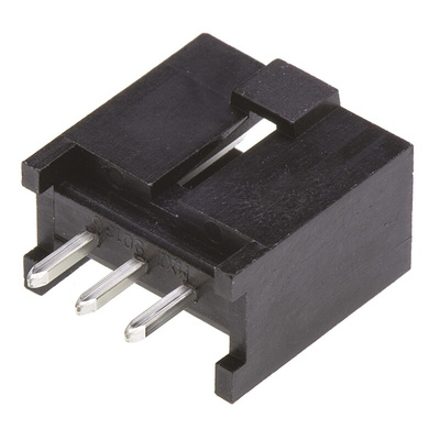 Molex C-Grid III Series Straight Through Hole PCB Header, 3 Contact(s), 2.54mm Pitch, 1 Row(s), Shrouded