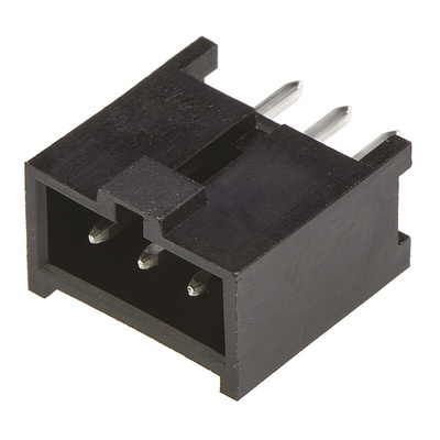 Molex C-Grid III Series Straight Through Hole PCB Header, 3 Contact(s), 2.54mm Pitch, 1 Row(s), Shrouded